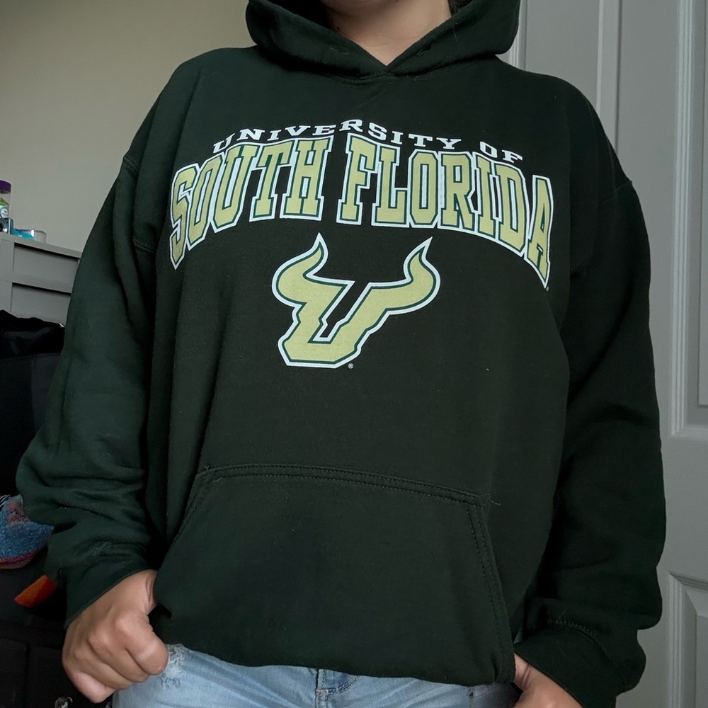 Fanatics Green USF Bulls Sweatshirt